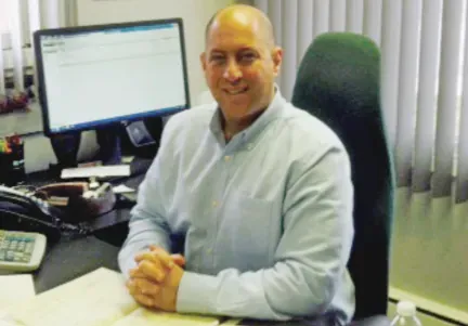Matt Gruberger, CPA, at his desk
